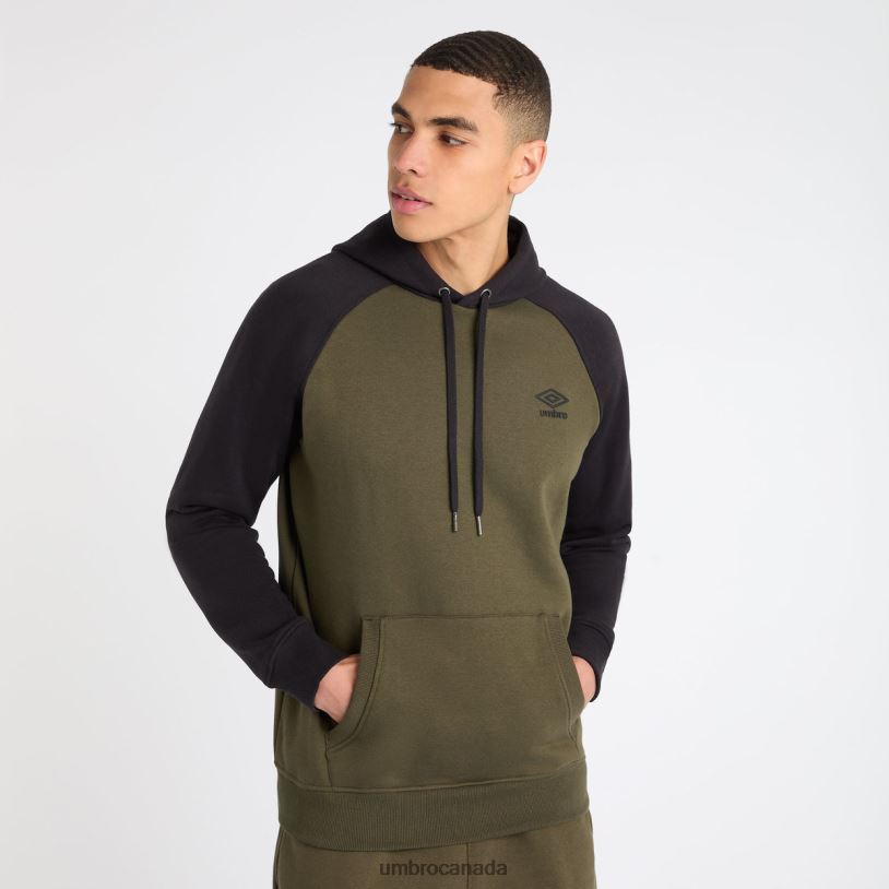 Forest Night/Black Clothing Core Raglan Hood Men Umbro 262Z8121