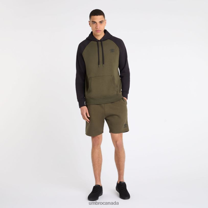 Forest Night/Black Clothing Core Raglan Hood Men Umbro 262Z8121