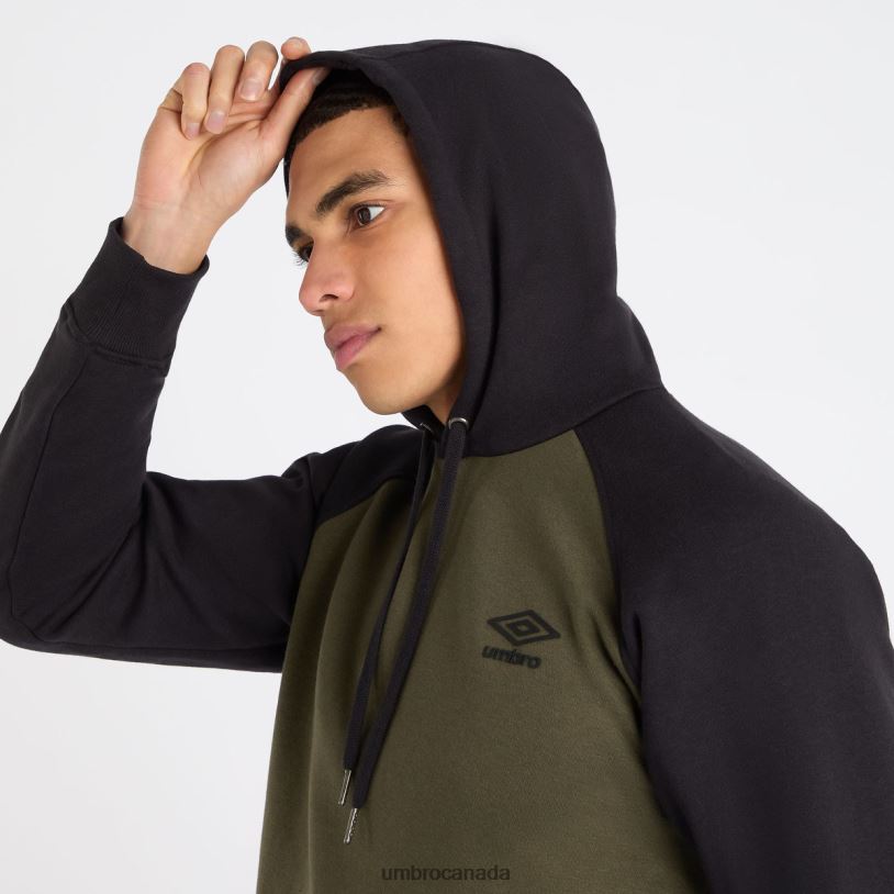 Forest Night/Black Clothing Core Raglan Hood Men Umbro 262Z8121