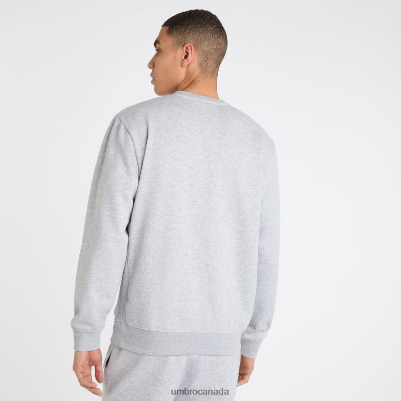 Grey Marl/Collegiate Blue Clothing Core Sweat Men Umbro 262Z8115
