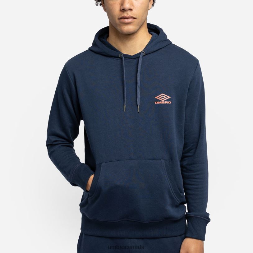 Indigo Mood/Hot Sauce Clothing Diamond Oh Hood Men Umbro 262Z8154