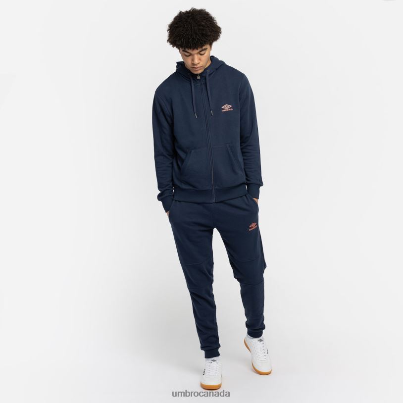 Indigo Mood/Hot Sauce Clothing Diamond ZT Hood Men Umbro 262Z8144