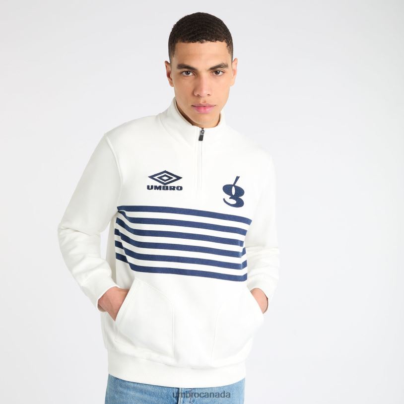 Marshmallow/Patriot Blue Clothing Gio Goi Shore Leave Sweat Men Umbro 262Z8128