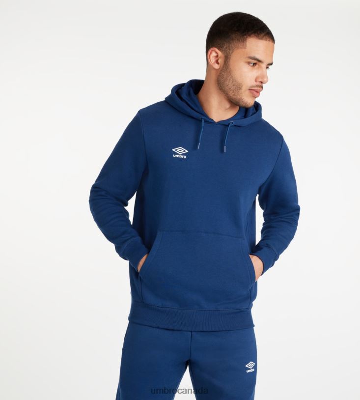 TW Navy/White Clothing Club Leisure Hoody Men Umbro 262Z8131