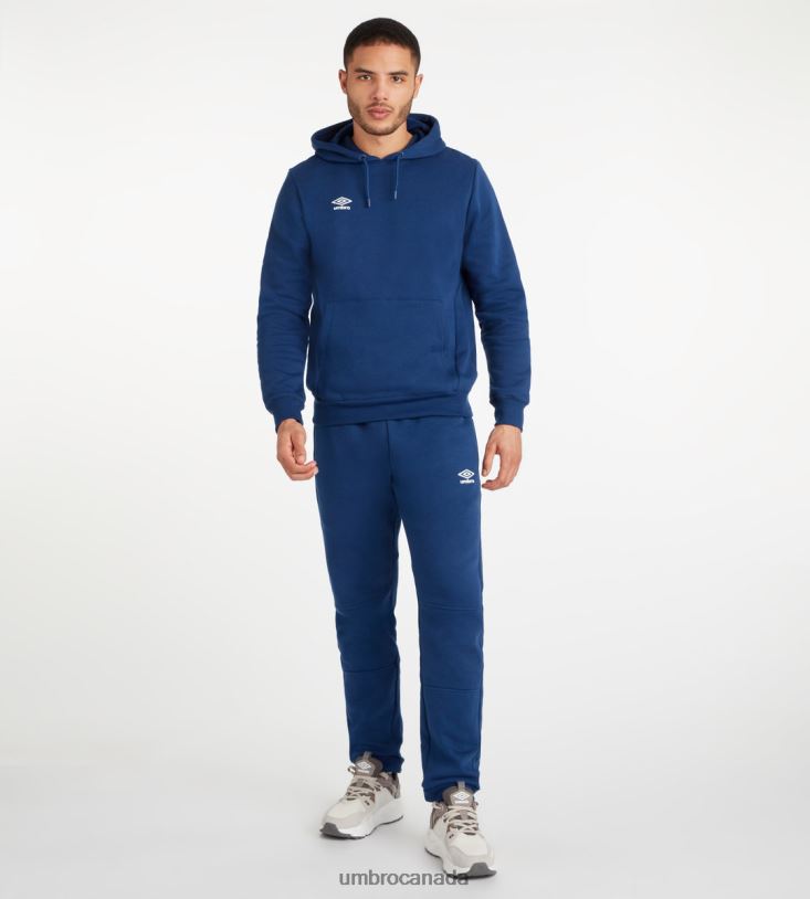 TW Navy/White Clothing Club Leisure Hoody Men Umbro 262Z8131
