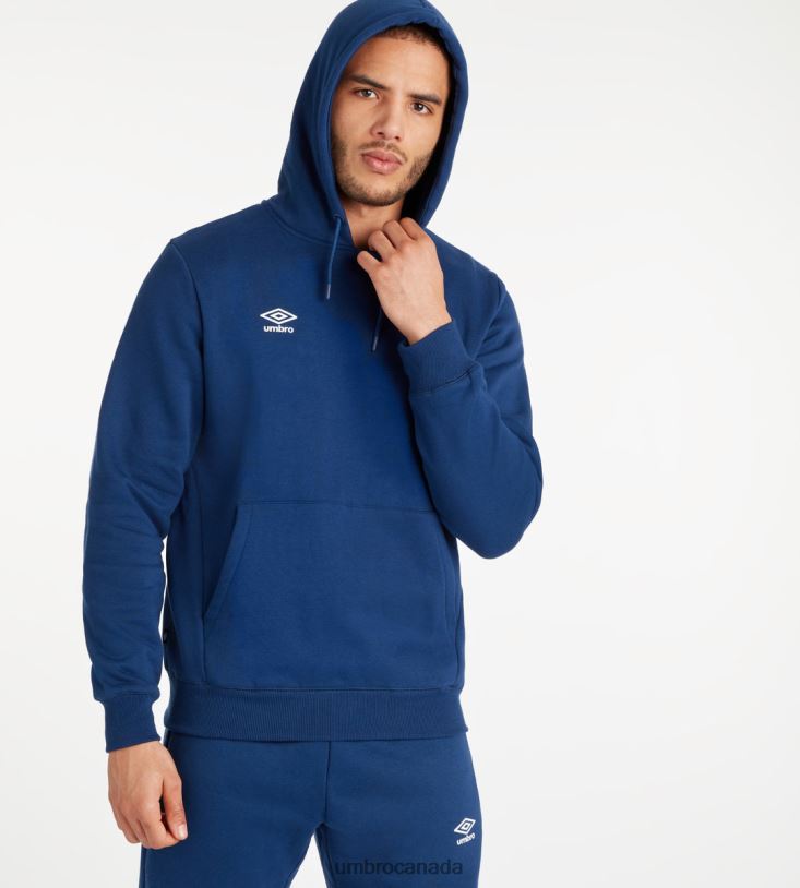 TW Navy/White Clothing Club Leisure Hoody Men Umbro 262Z8131