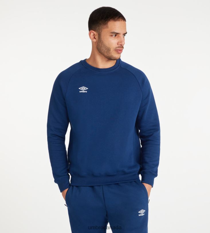 TW Navy/White Clothing Club Leisure Sweat Men Umbro 262Z8140