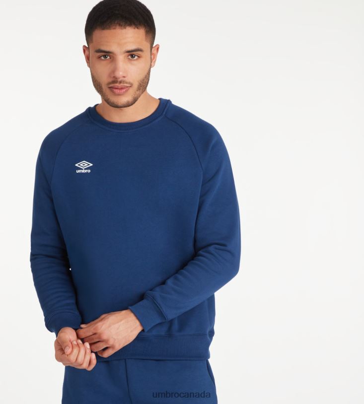 TW Navy/White Clothing Club Leisure Sweat Men Umbro 262Z8140