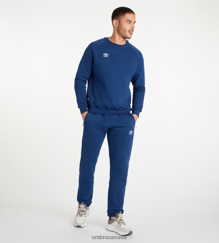 TW Navy/White Clothing Club Leisure Sweat Men Umbro 262Z8140