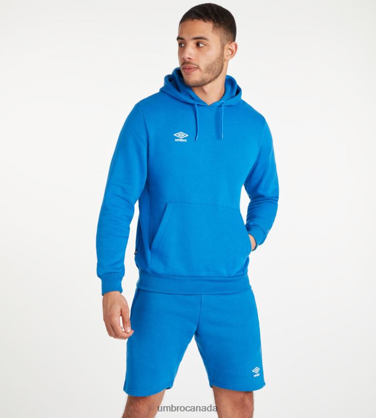 TW Royal/White Clothing Club Leisure Hoody Men Umbro 262Z8132