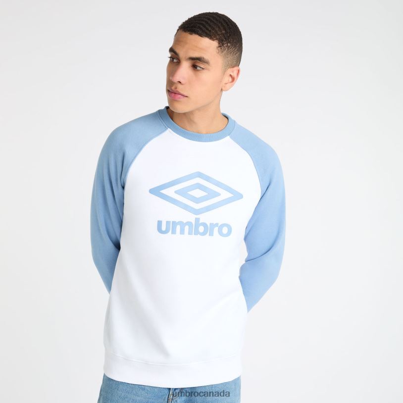 White/Allure Clothing Core Raglan Sweat Men Umbro 262Z8112