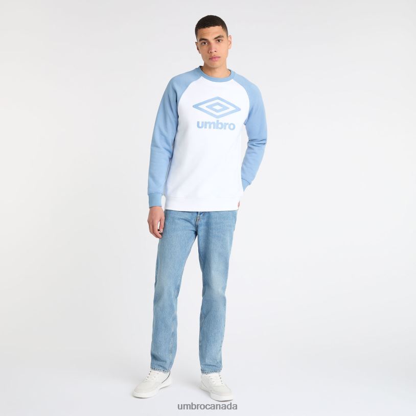 White/Allure Clothing Core Raglan Sweat Men Umbro 262Z8112