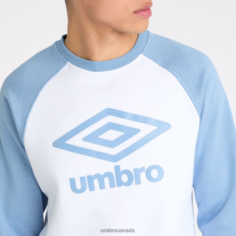 White/Allure Clothing Core Raglan Sweat Men Umbro 262Z8112