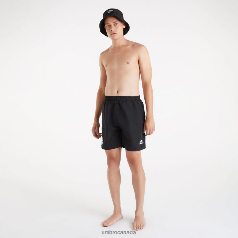 Black Clothing Addict F.C Swim Shorts Men Umbro 262Z8262