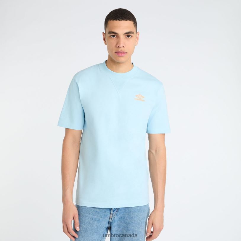 Angel Falls/Blazing Orange Clothing Relaxed Tee Men Umbro 262Z844