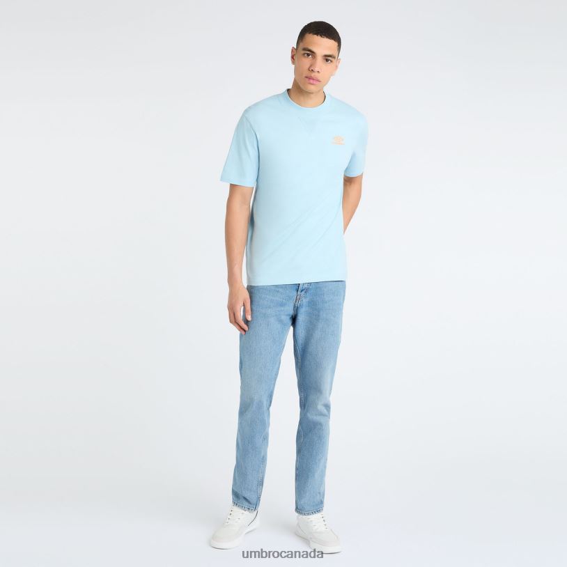 Angel Falls/Blazing Orange Clothing Relaxed Tee Men Umbro 262Z844