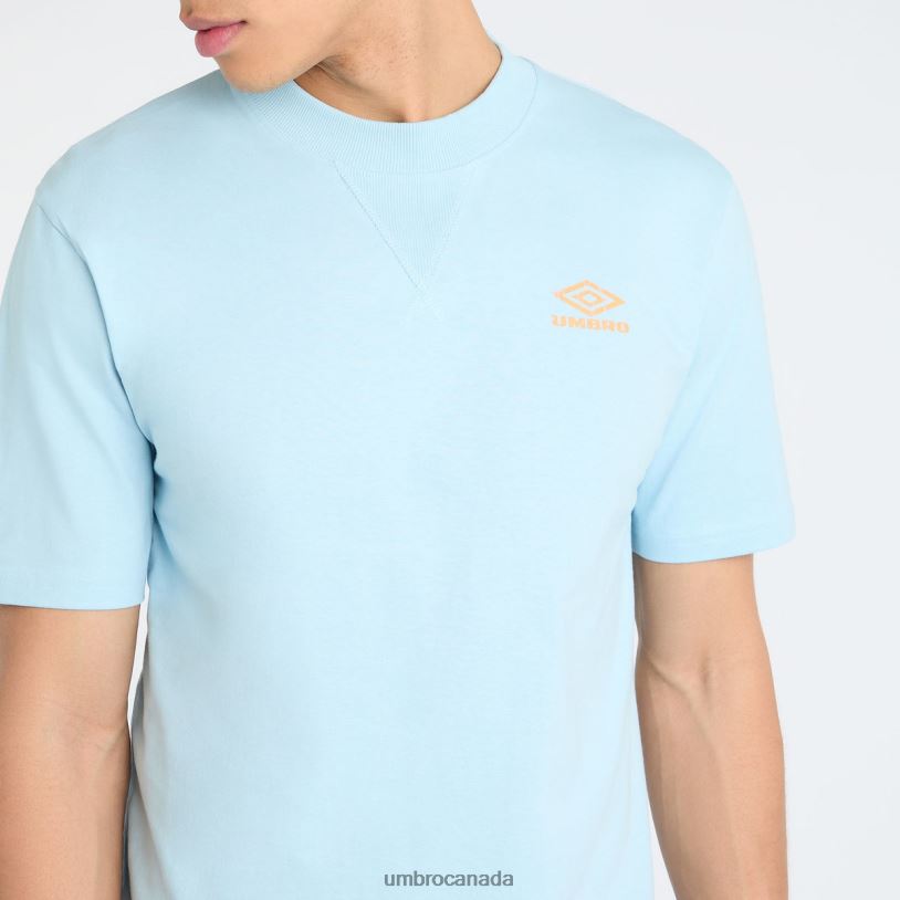 Angel Falls/Blazing Orange Clothing Relaxed Tee Men Umbro 262Z844