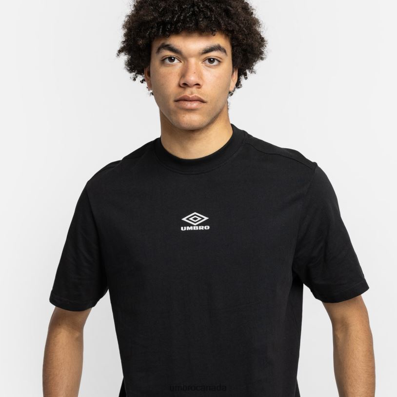 Black/Lunar Rock Clothing Diamond Small Logo Tee Men Umbro 262Z872