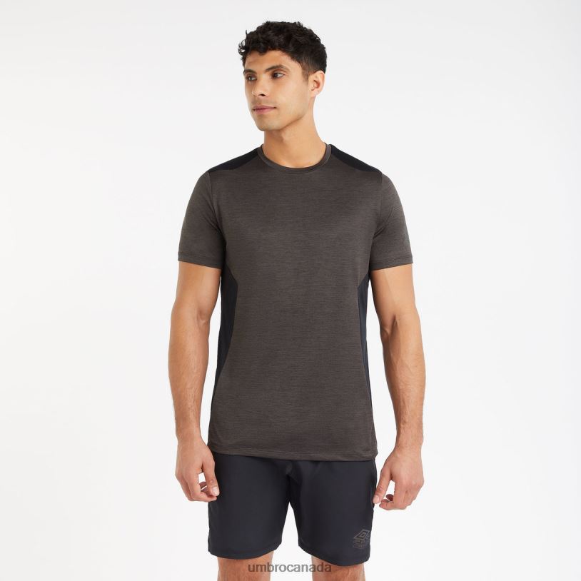 Black Marl Clothing Pro Training Marl Poly Tee Men Umbro 262Z817