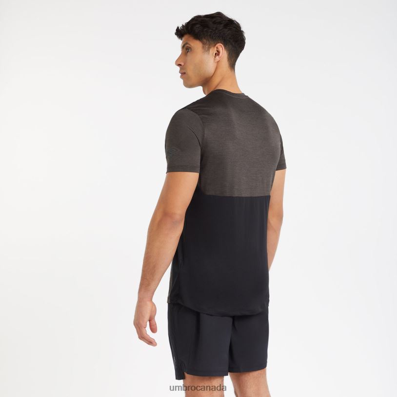 Black Marl Clothing Pro Training Marl Poly Tee Men Umbro 262Z817