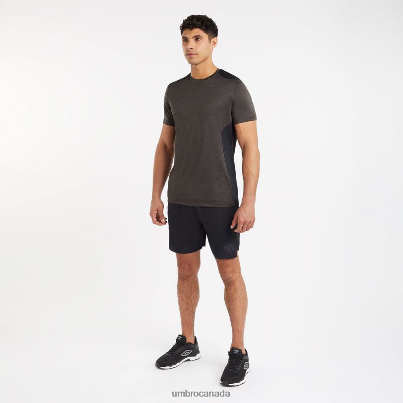 Black Marl Clothing Pro Training Marl Poly Tee Men Umbro 262Z817