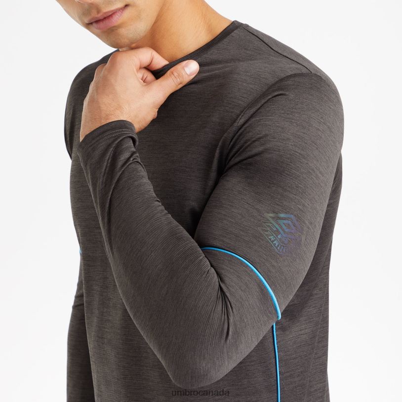 Black Marl Clothing Pro Training Marl Poly Tee Men Umbro 262Z826