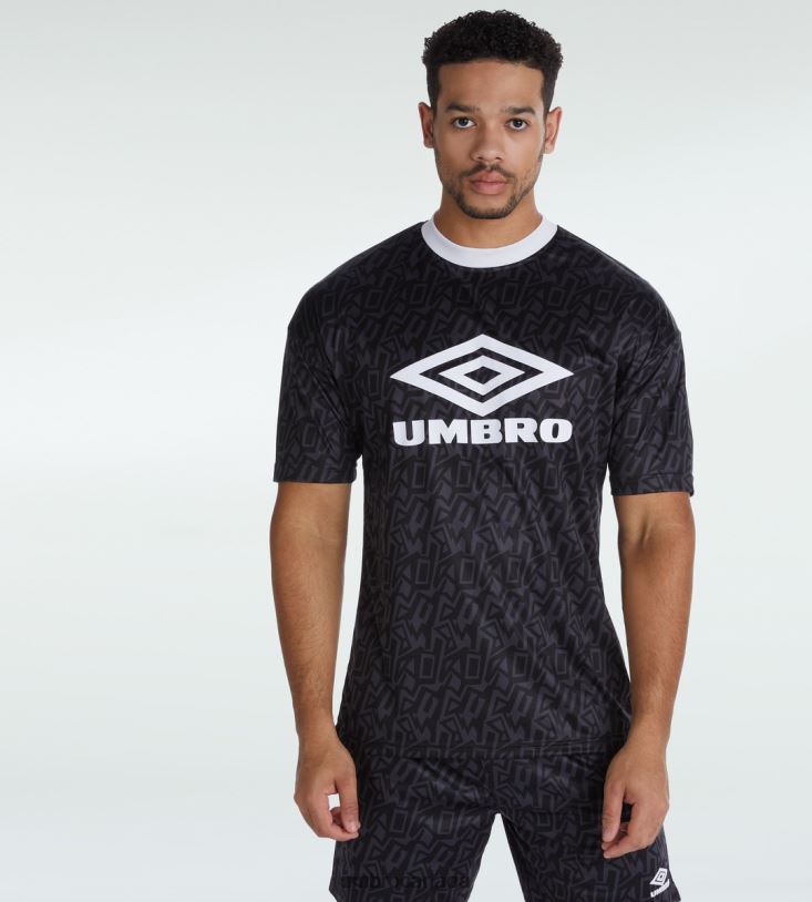 Carbon/White Clothing Graffiti Tee Men Umbro 262Z883
