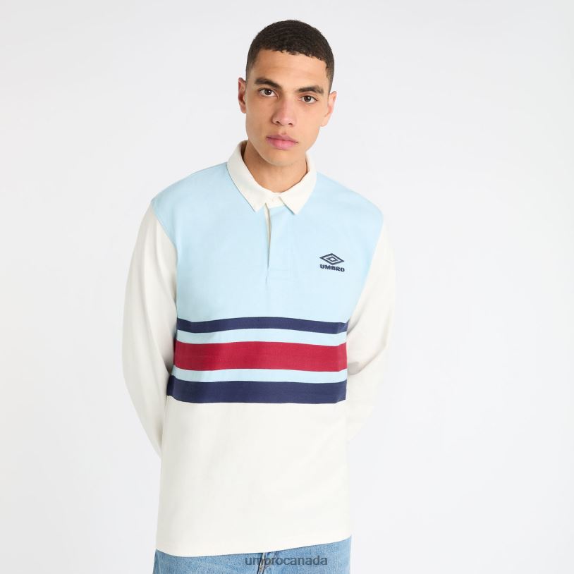 Ecru/Angel Falls/Midnight Sail Clothing Rugby Jersey Men Umbro 262Z843