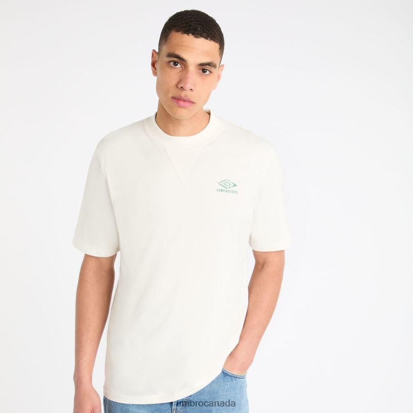 Ecru/Fir Clothing Relaxed Tee Men Umbro 262Z845
