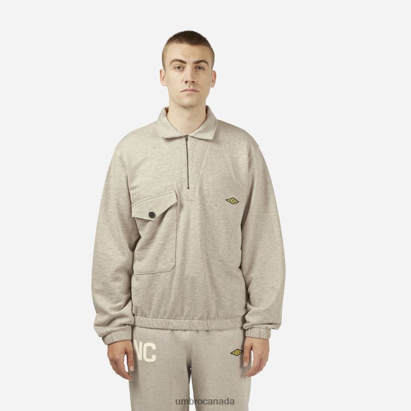 Grey Marl Clothing Nigel Cabourn Poh Training Top Men Umbro 262Z881