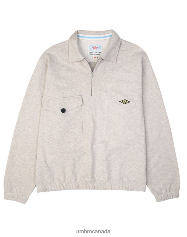 Grey Marl Clothing Nigel Cabourn Poh Training Top Men Umbro 262Z881