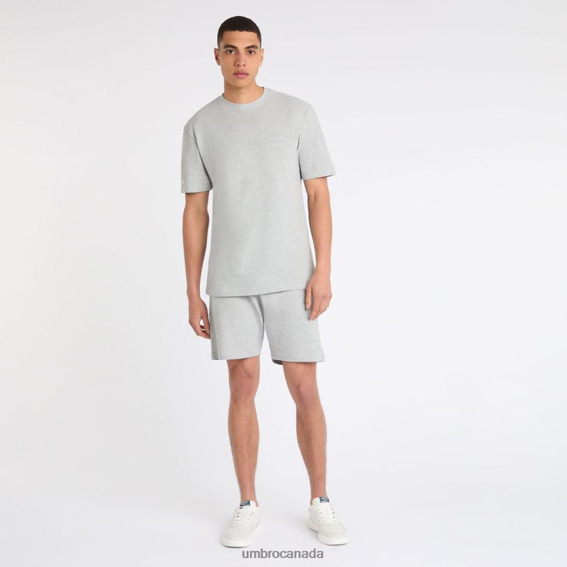 Grey Marl Clothing Sport Style Pique Tee Men Umbro 262Z848