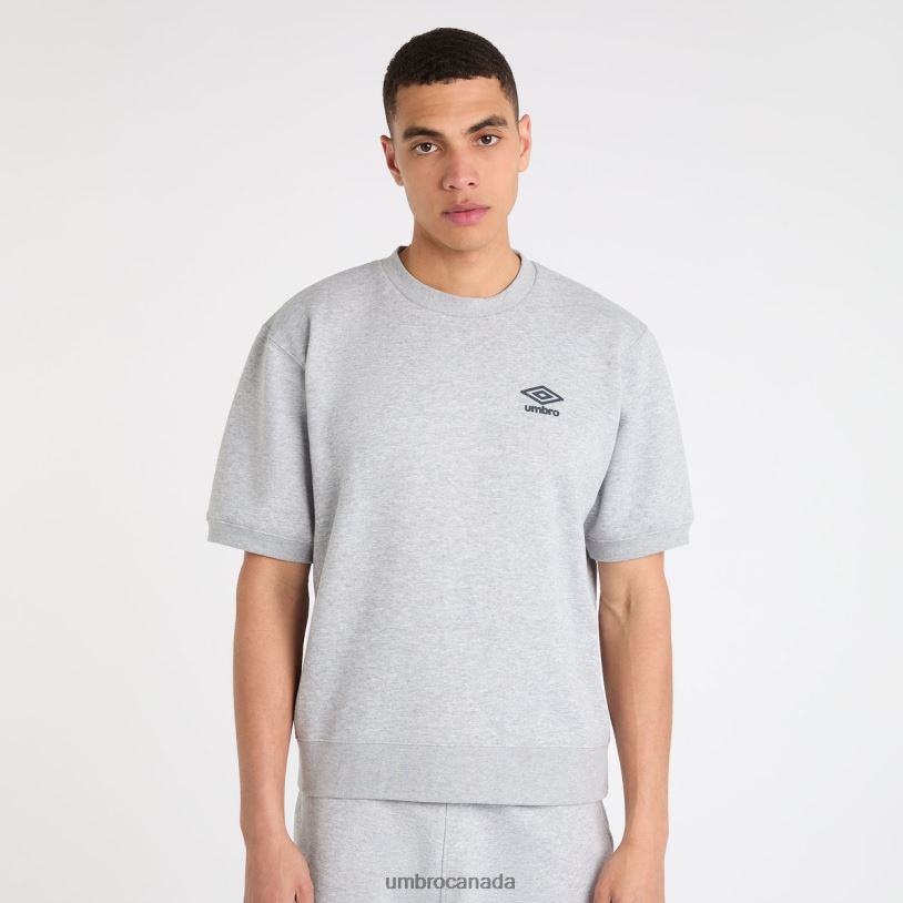 Grey Marl/Collegiate Blue Clothing Core Tee Sweat Men Umbro 262Z833