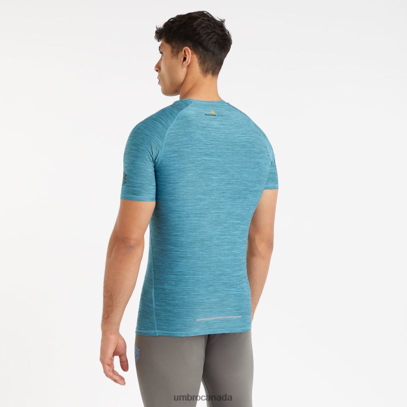 Gunmetal/Malibu Blue Clothing Pro Training Elite Baselayer Men Umbro 262Z84