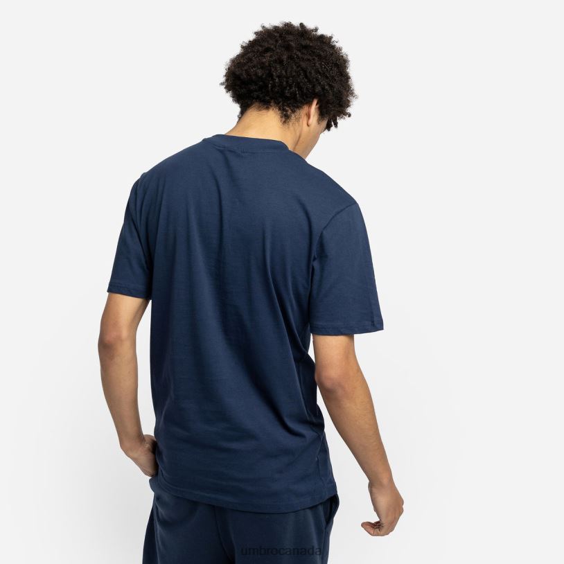 Indigo Mood/Hot Sauce Clothing Diamond Small Logo Tee Men Umbro 262Z874