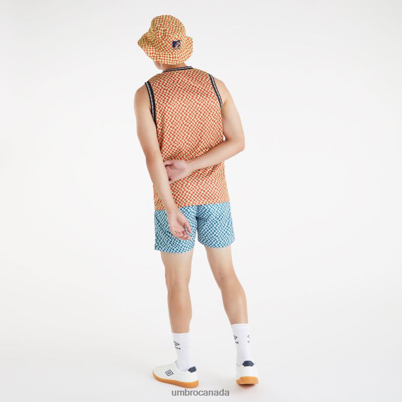 Jade Lime/Flame Scarlet Clothing MTV Vest Men Umbro 262Z824