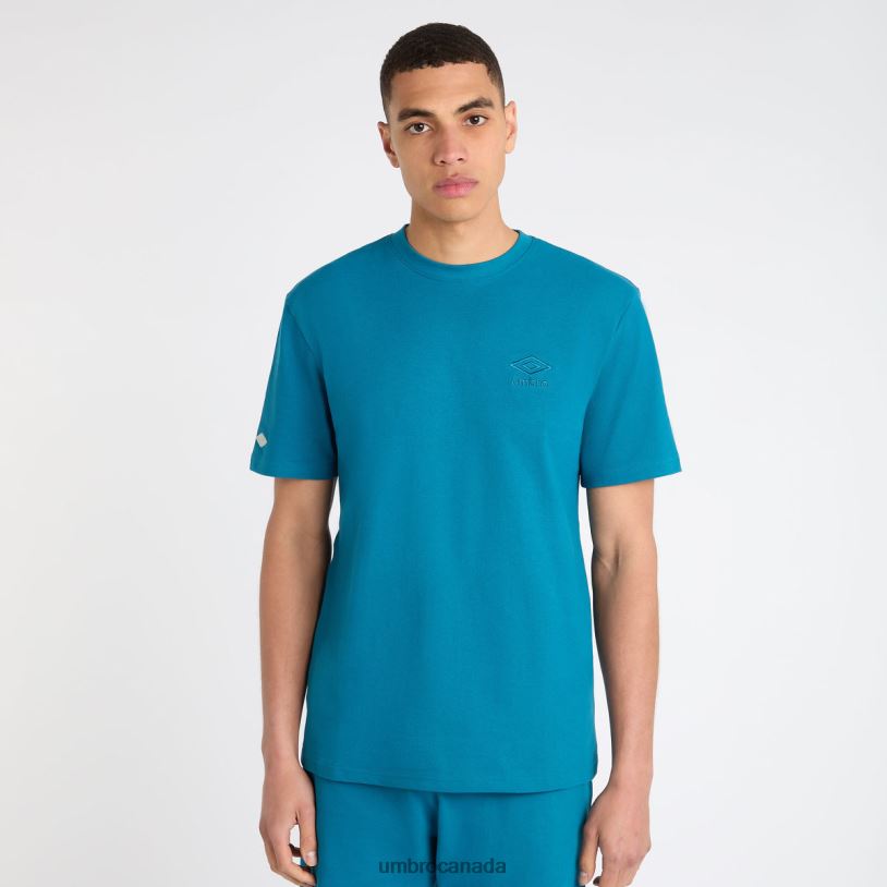 Lyons Blue Clothing Sport Style Pique Tee Men Umbro 262Z847