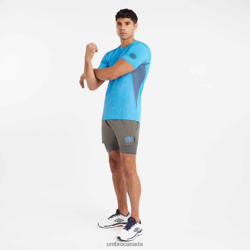 Malibu Blue/Bering Sea Clothing Pro Training Elite Graphic Jersey Men Umbro 262Z830