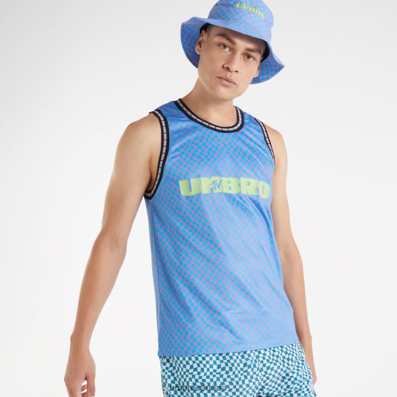 Malibu Blue/Fairy Wren Clothing MTV Vest Men Umbro 262Z825