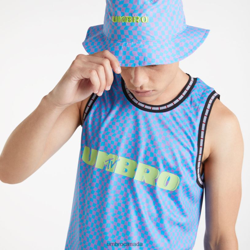 Malibu Blue/Fairy Wren Clothing MTV Vest Men Umbro 262Z825