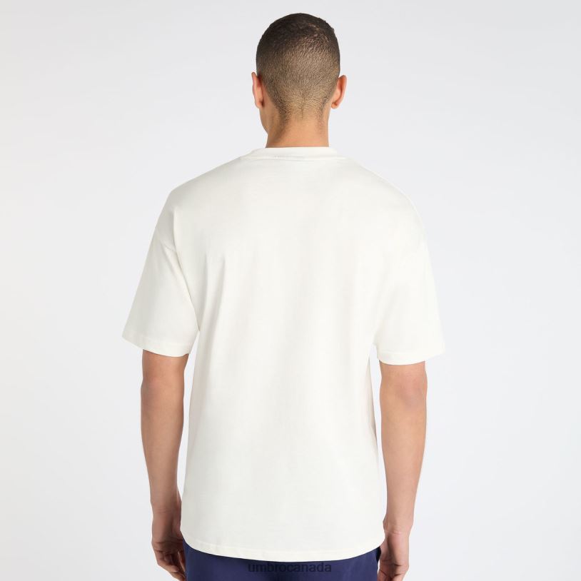 Marshmallow/Patriot Blue Clothing Gio Goi Logo Tee Men Umbro 262Z864