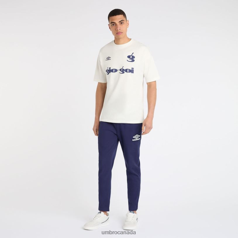 Marshmallow/Patriot Blue Clothing Gio Goi Logo Tee Men Umbro 262Z864