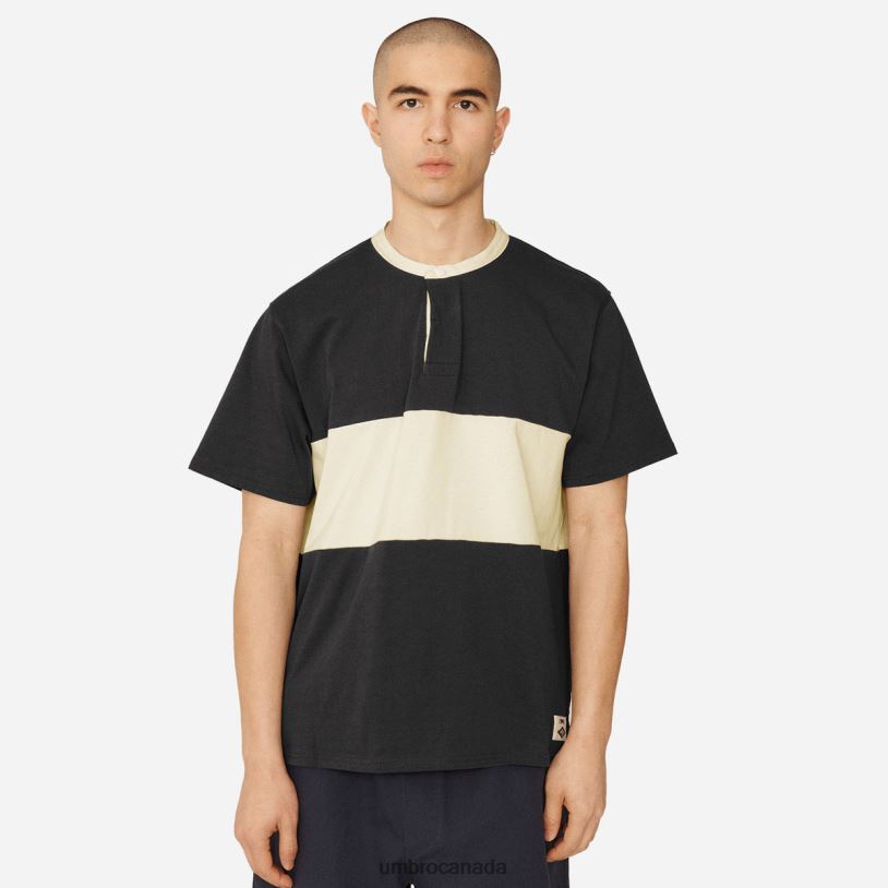 Navy Blazer/Cannoli Cream Clothing YMC Henley Collar Rugby Jersey Men Umbro 262Z888