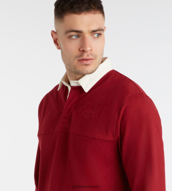 Red Dahlia/Ivory Clothing Home Nations Jersey Men Umbro 262Z859