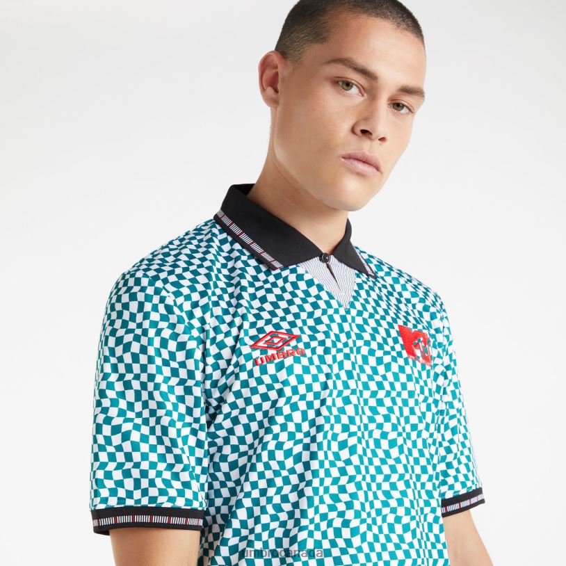 Shaded Spruce/Brilliant White Clothing MTV Jersey Men Umbro 262Z88