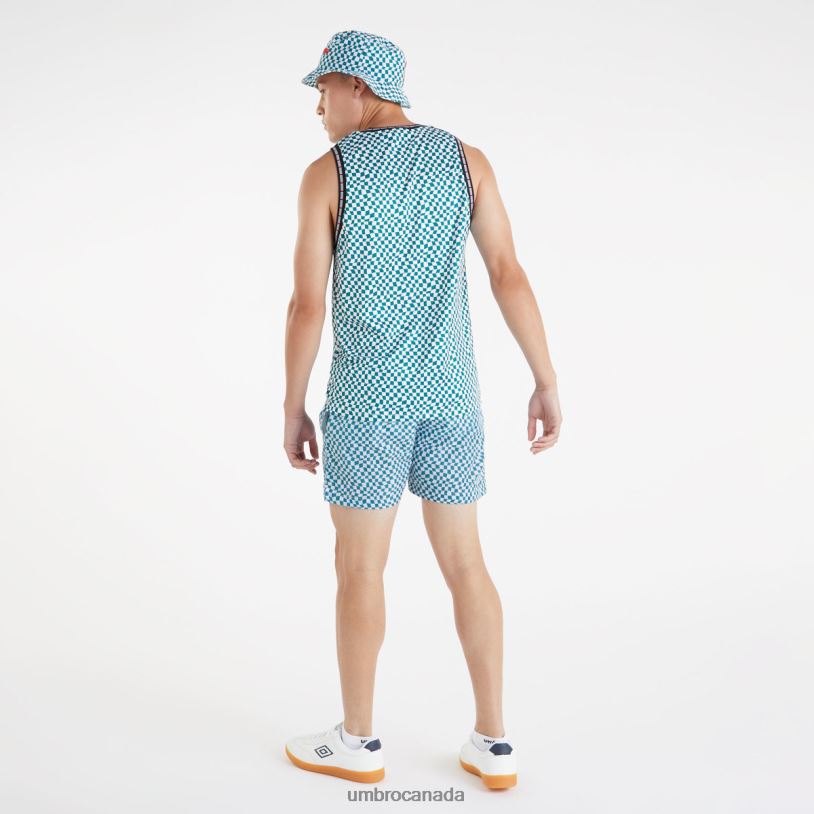 Shaded Spruce/Brilliant White Clothing MTV Vest Men Umbro 262Z823