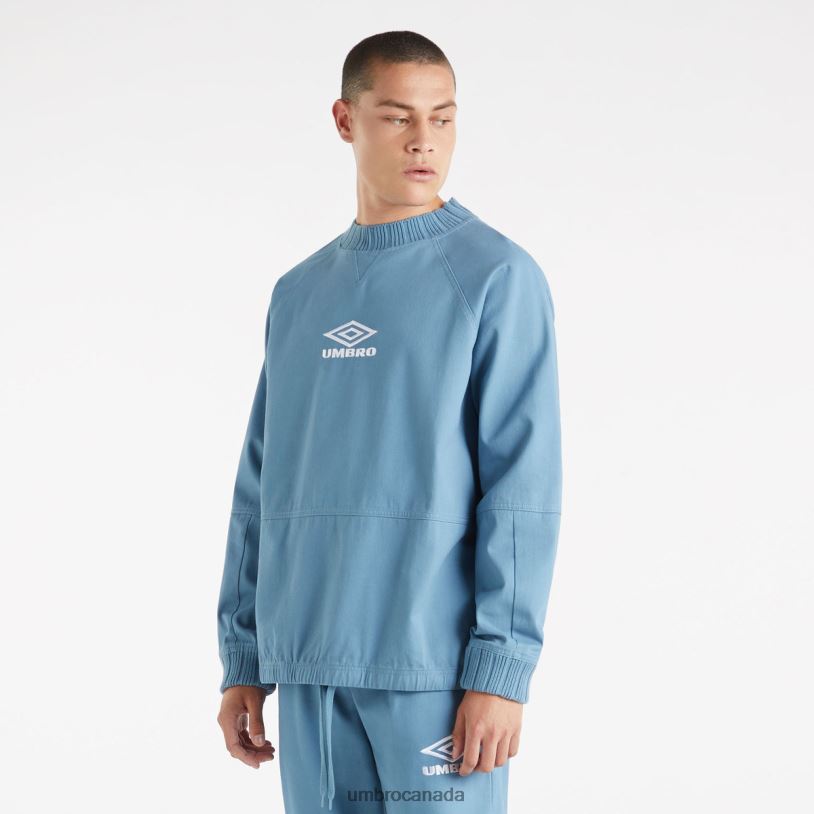 Sky Blue Clothing Drill Sweat Top Men Umbro 262Z813