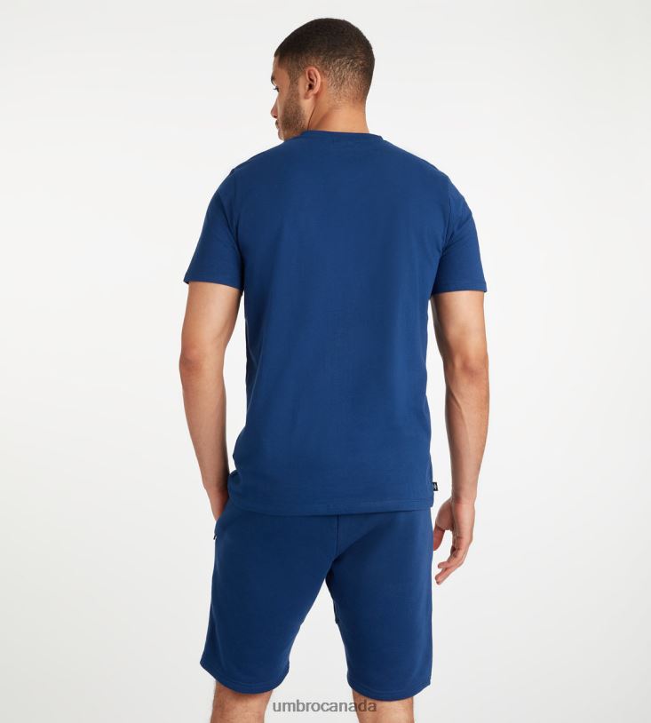 TW Navy/White Clothing Club Leisure Crew Tee Men Umbro 262Z852