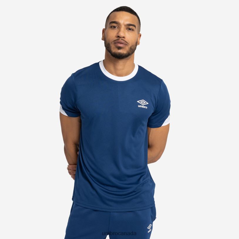 TW Navy/White Clothing Total Training Jersey Men Umbro 262Z866