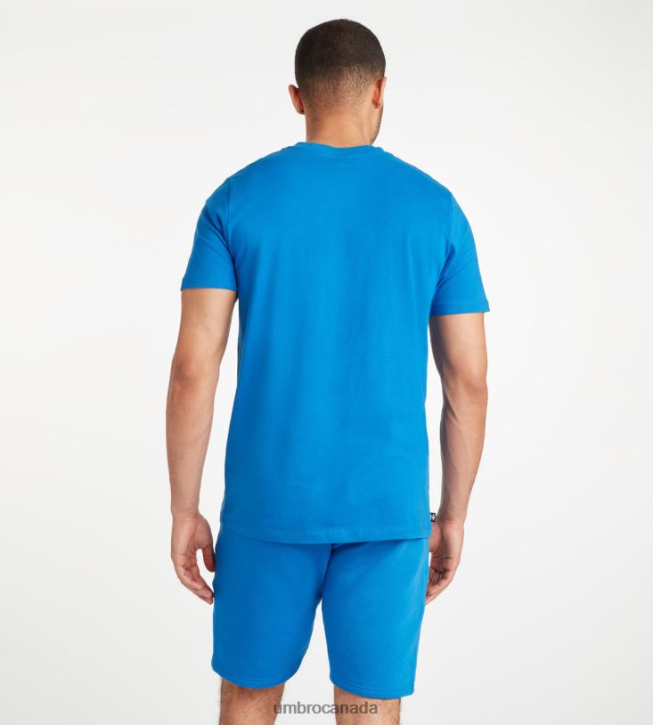 TW Royal/White Clothing Club Leisure Crew Tee Men Umbro 262Z853